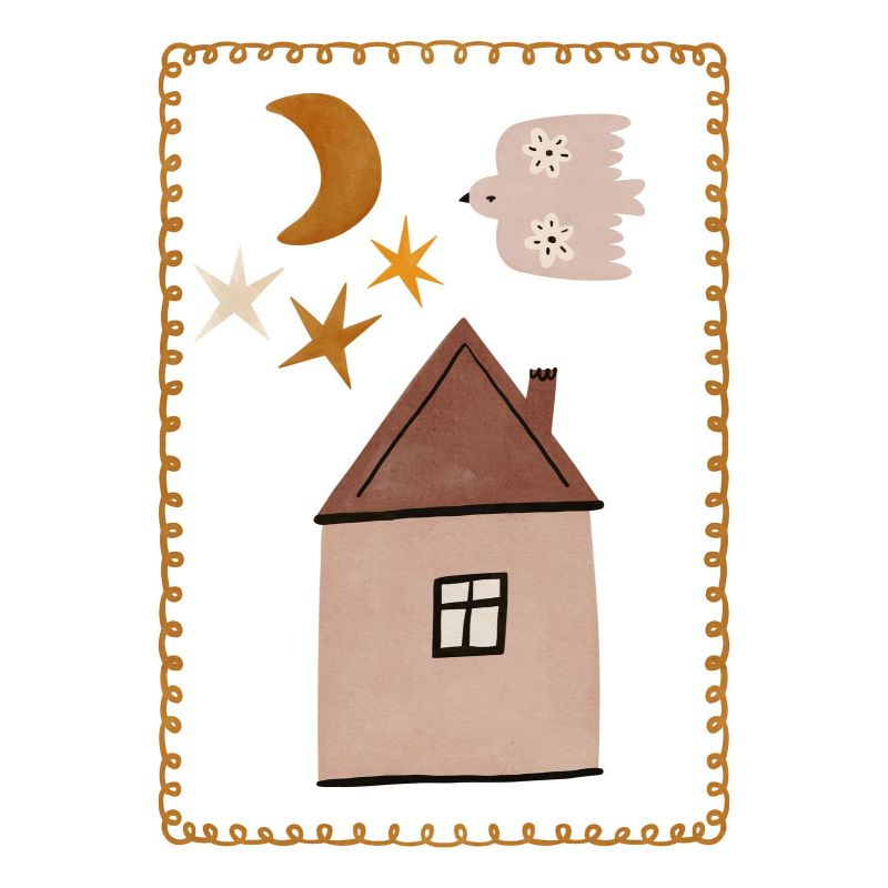 Juliste - Kuu ja Lintu