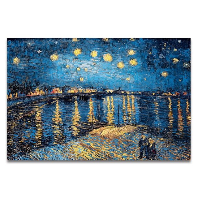 Juliste - Kuuluisa taiteilija Van Gogh öljymaalausjuliste / 02