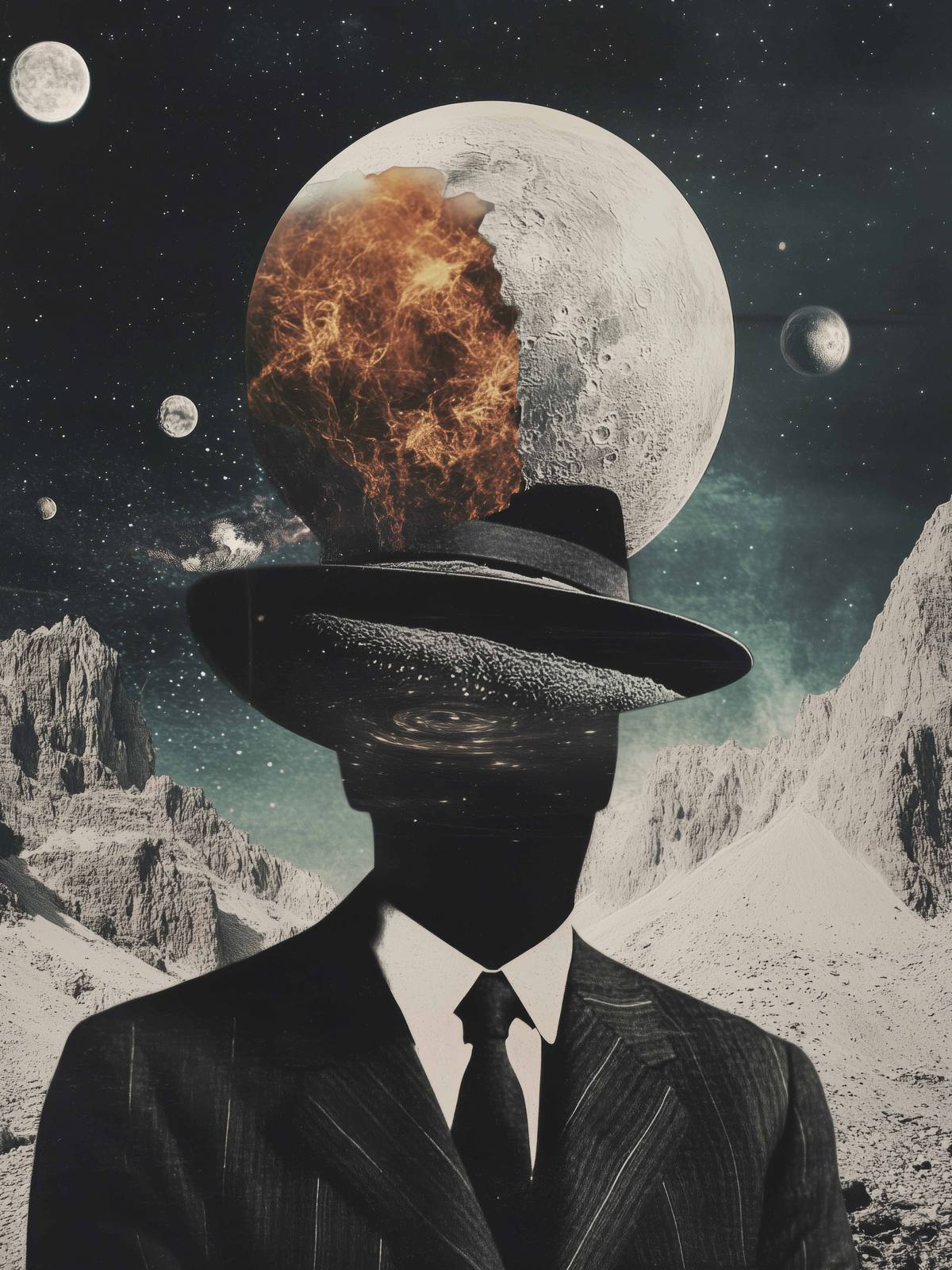 Juliste - Surreal Astronautti