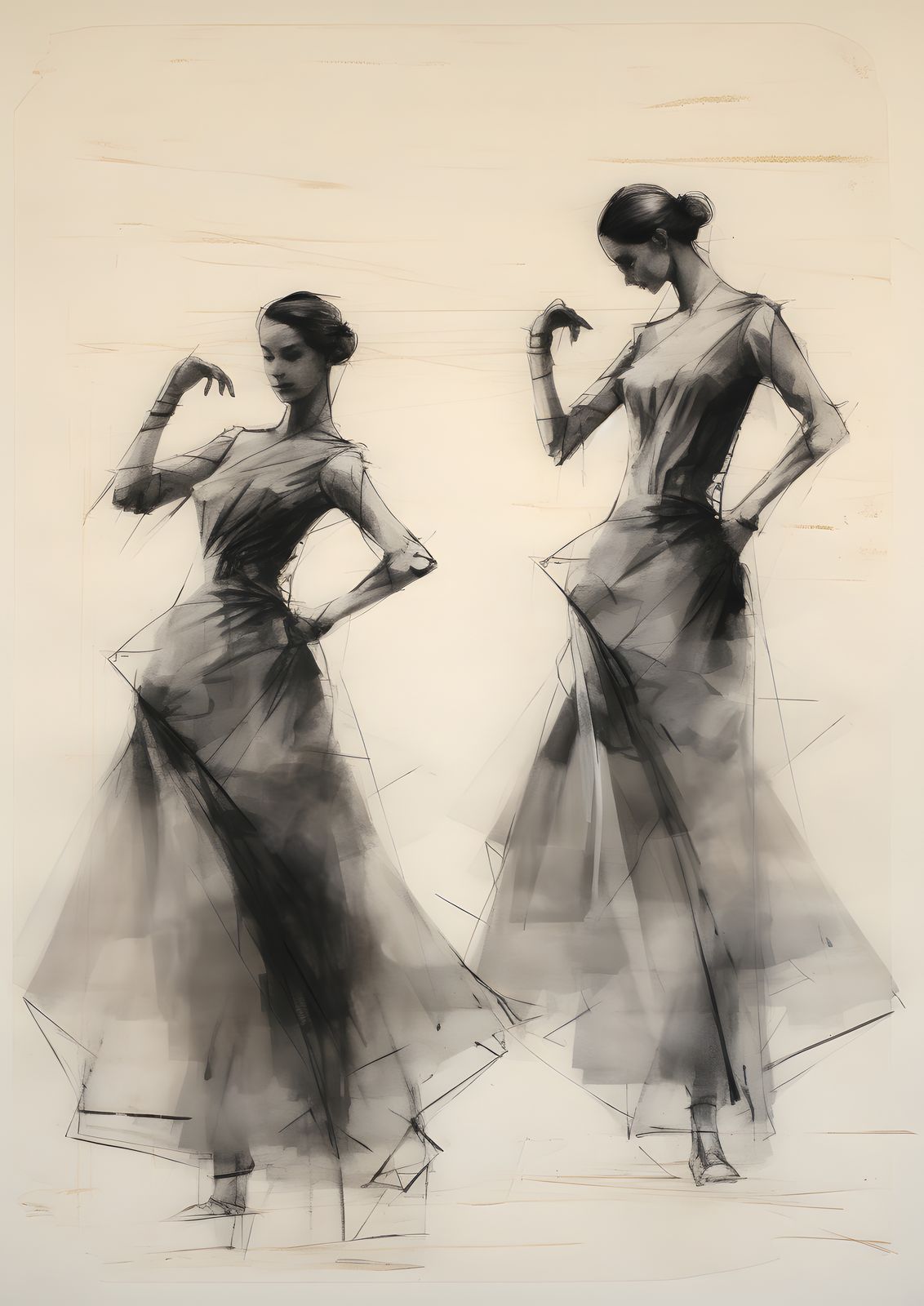 Juliste - Elegantit Tanssijat