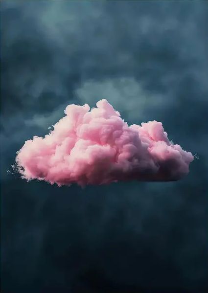 Juliste - Pinkki Pilvi
