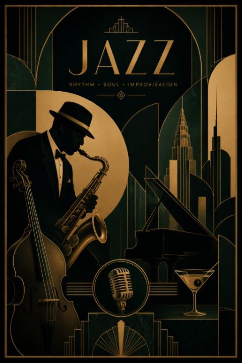 Juliste - Jazzrytmi