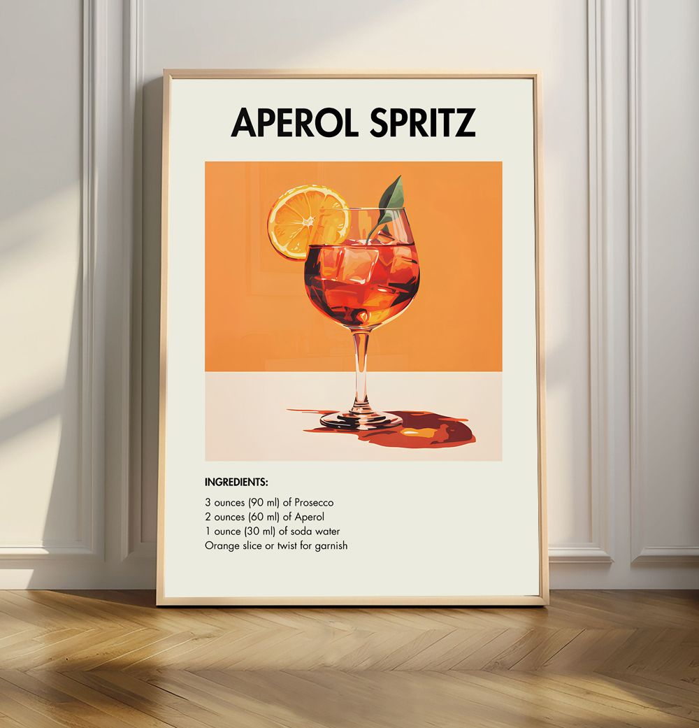 Aperol Spritz Cocktail Juliste