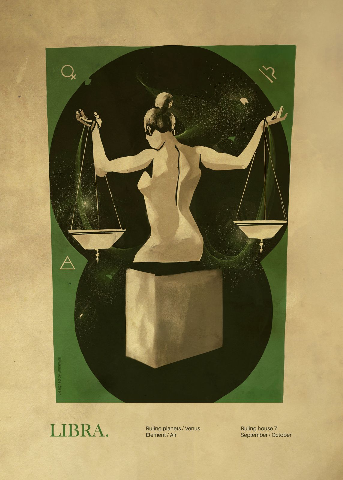 Juliste - Libra Astrologista Taidetta
