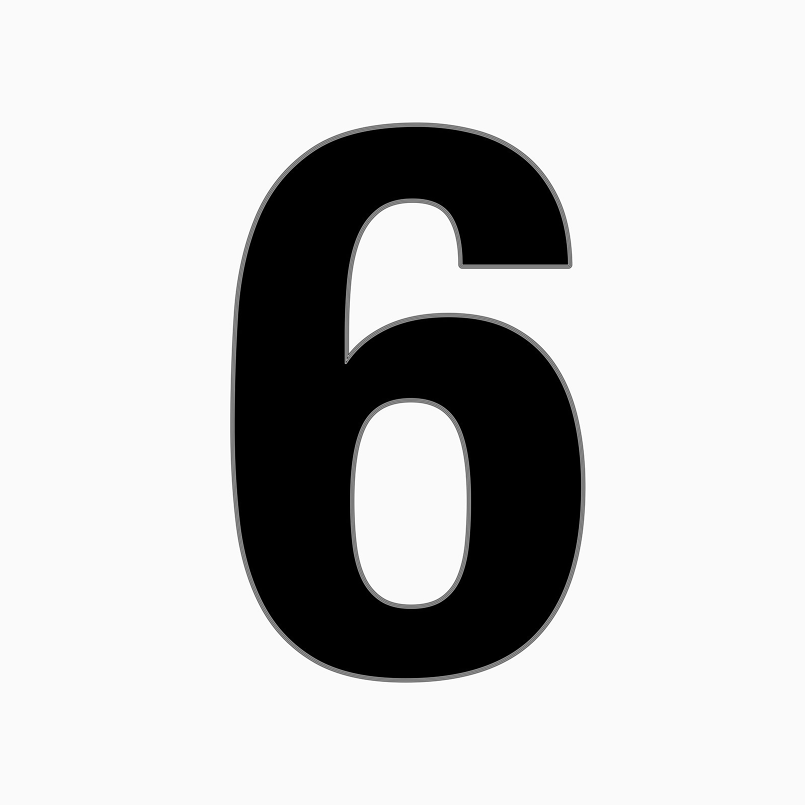 Sticker - Numero Kuusi