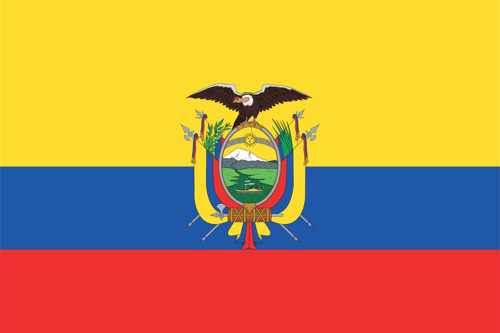 Ecuador Lippu - Tarra