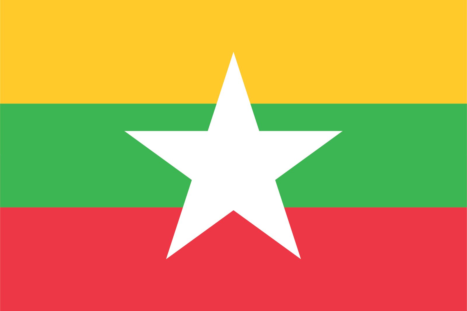Myanmar Lippu - Tarra