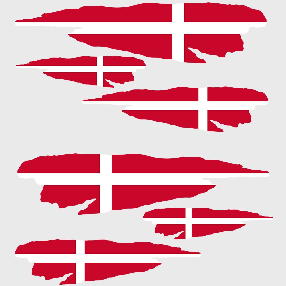 Tanskan Lippu - Tarra