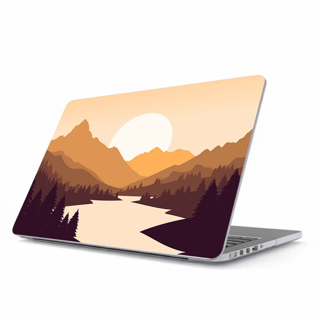 Tarra - Macbook-kansi - Vuoriston auringonnousu